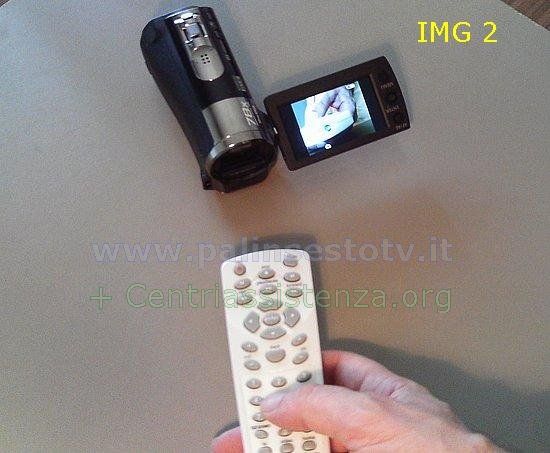 test telecomando a infrarossi