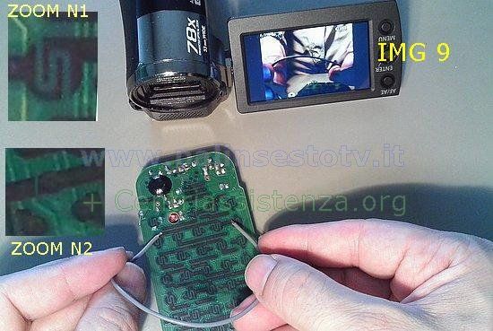 test circuito stampato telecomando