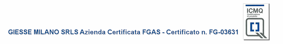 certificato F-gas ditta Giesse Milano climatizzazione