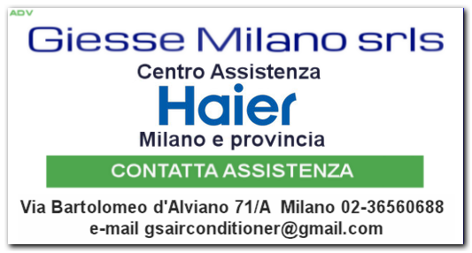 Giesse milano assistenza climatizzatori Haier