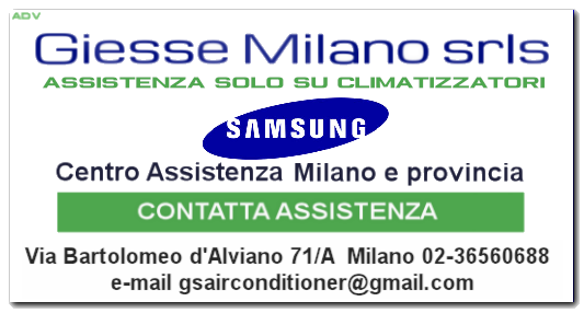 Giesse milano assistenza climatizzatori Samsung