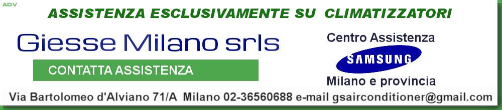 Giesse milano assistenza climatizzatori Samsung