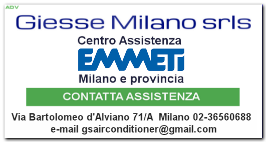Giesse milano assistenza climatizzatori Emmeti