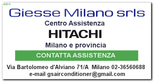Giesse milano assistenza climatizzatori Hitachi