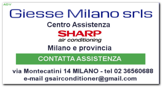 Giesse milano assistenza climatizzatori Sharp