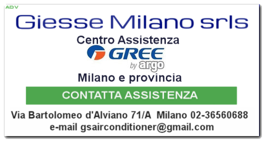 Giesse milano assistenza climatizzatori Gree Argoclima